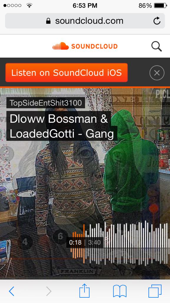 BossManNatee's tweet photo. 🚧🚧🚧🚧 New Song Out Now❗️❗️❗❗️Go Crank https://t.co/FSlCwHHDb1 @topp_on http://t.co/4lAr0IT7Qj