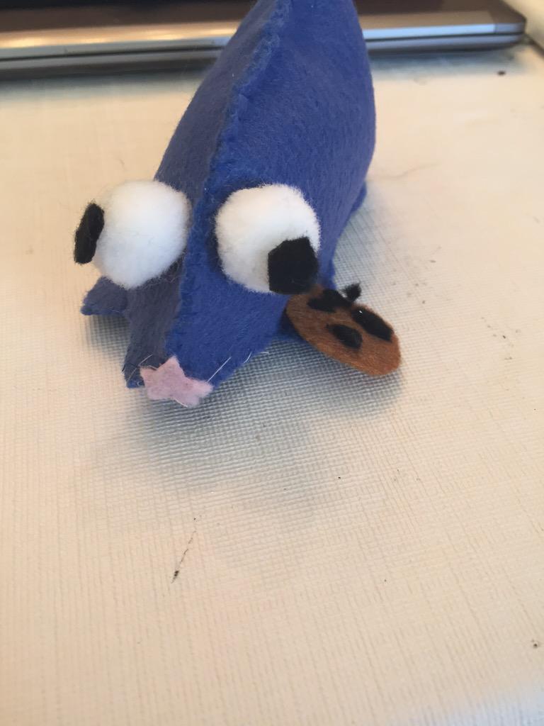 aquaticactus's tweet photo. i made a mole for extra credit &amp; meant to name it the cookie mole-ster but wrote cookie molester instead. wow http://t.co/Ke64dCzCKX