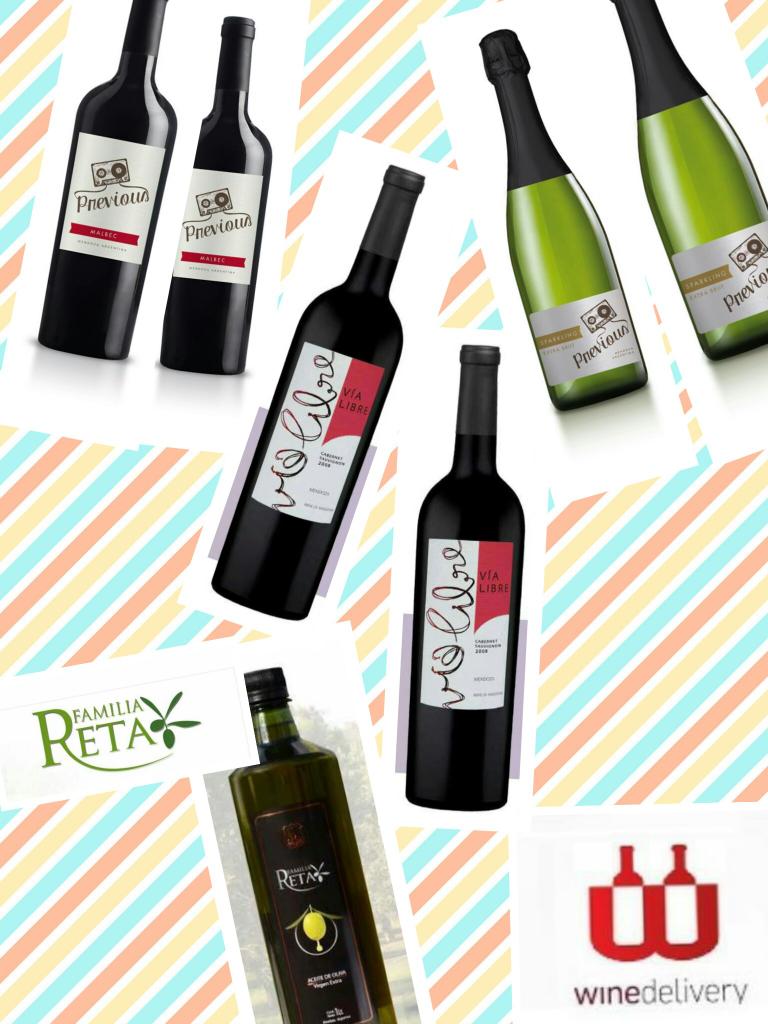 WineDeliveryMza's tweet photo. Malbec Previous+cabernet sauvignon Via Libre+ espumante Previous+aceite extra virgen Familia Reta= $400 http://t.co/wEKhn8jb5c