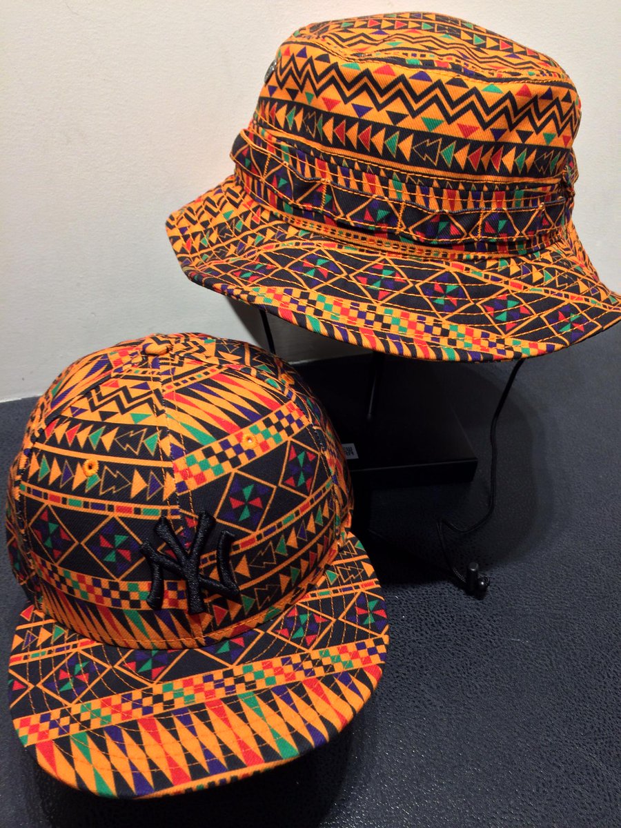 ｏｎｓｐｏｔｚ レイクタウン店 ガーナで民族衣装に用いられるケンテを帽子全面に大胆にセットした59fiftyとアドベンチャーハットです 独特ながらも嫌みのないデザインでスタイルを選ばず着用できます Http T Co Hg1fd4tnkz Http T Co K2vtngxmq2