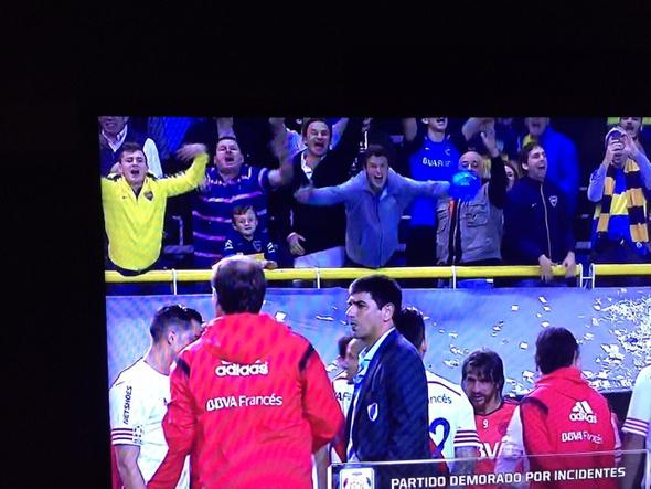 El intendente d La Plata <a href="/PabloBruera/">Pablo Bruera</a> puteando a los jugadores d river después d la agresión