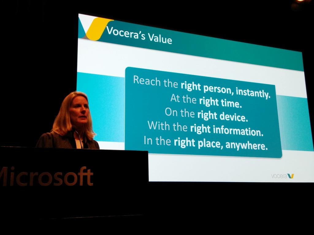 VP of Mktg <a href="/sandramiley/">Sandra Miley</a> speaking about the goal of what we do <a href="/VoceraComm/">sudouhack</a> at #techinmotionsv .