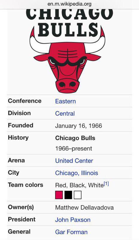 DustinFox37's tweet image. That&apos;s funny. RT @MikeySsos: @DustinFox37 check out the Bulls new owner  ha