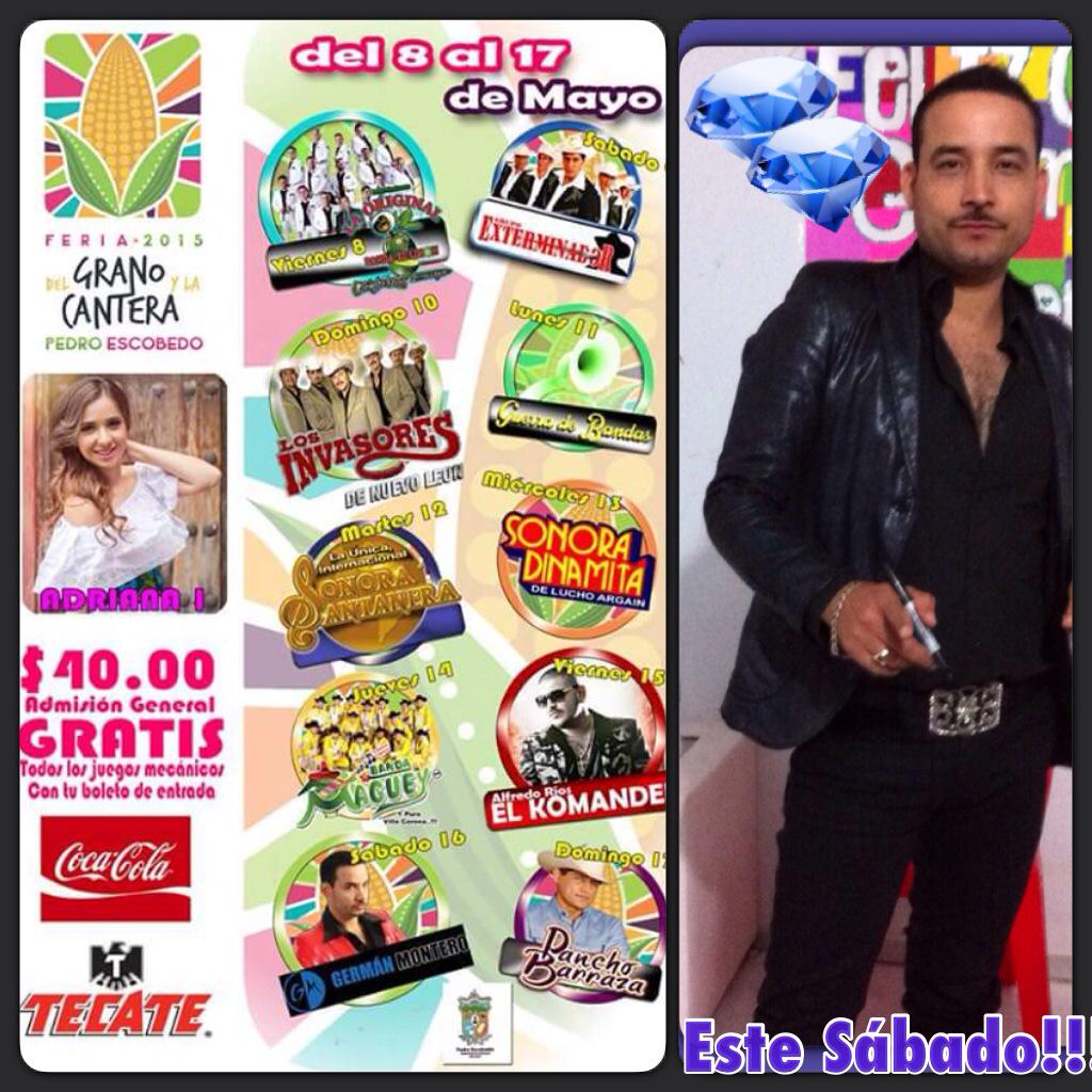 PLEBESGM_MEXICO's tweet photo. Plebes no se pierdan a @GermanMontero5 presente en la Feria de Pedro Escobedo,Queretaro   @PLEBESDMONTEROQ @LuzRecord http://t.co/uh9VlPWlDn