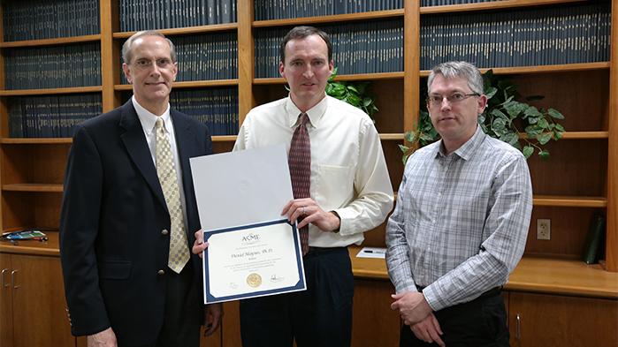 Congratulations to Dr Maynes: advanced with the ASME to Fellow.