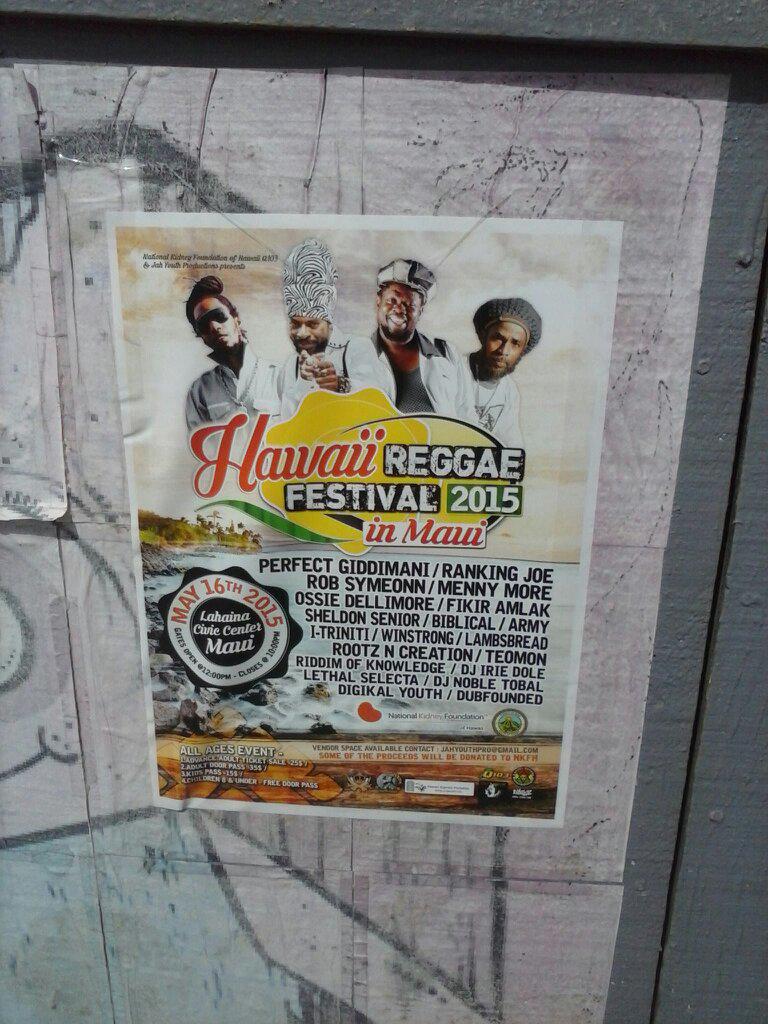 thelambsbread's tweet photo. This Saturday May 16 all ages #reggae festival #Lahaina #Maui #Lambsbread #Perfect #RobSymeon http://t.co/XzoakTJDPp