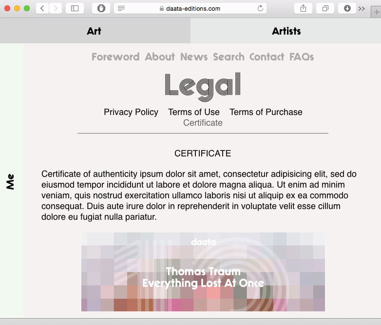 cointemporary's tweet photo. Seems like @daataeditions is missing something quite essential, @ascribeIO. #CertificateOfAuthenticity #LoremIpsum http://t.co/OBkh6N4VMA
