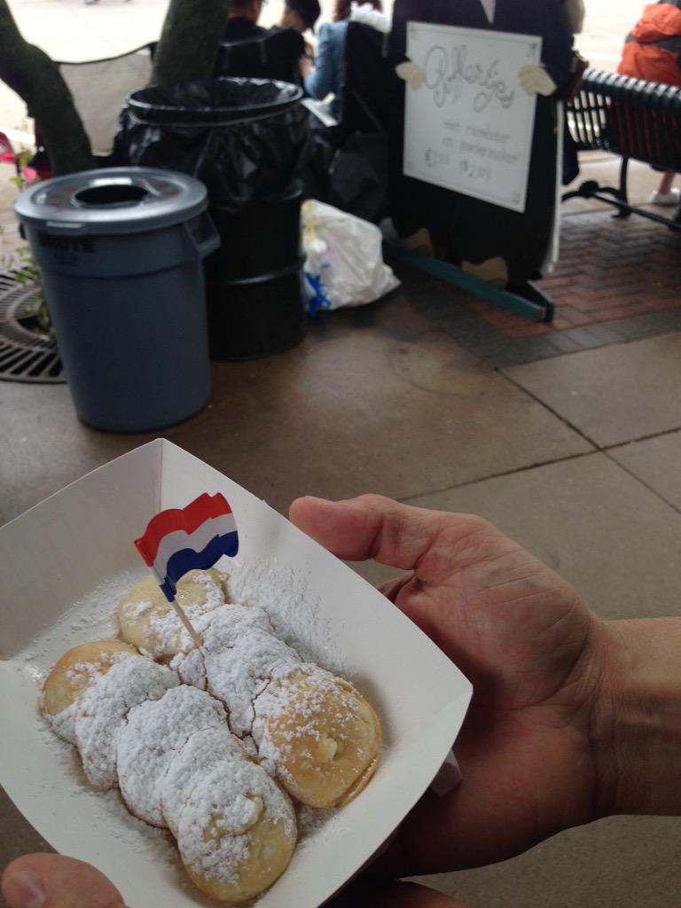 MeaganMillage's tweet photo. Poffertjes time at the @OCTulipFestival! Everyone says it's their favorite! #TulipFestival2015 http://t.co/Frkc8fN28A