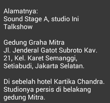baalebasalki's tweet photo. TONIGHT. Ini Talk Show spesial CJR jam 19.30wib LIVE di Net TV. RAMAIKAN Mate!! ๐๐๐ #CJRatIniTalkShowNET http://t.co/ZHe5aL3XVm