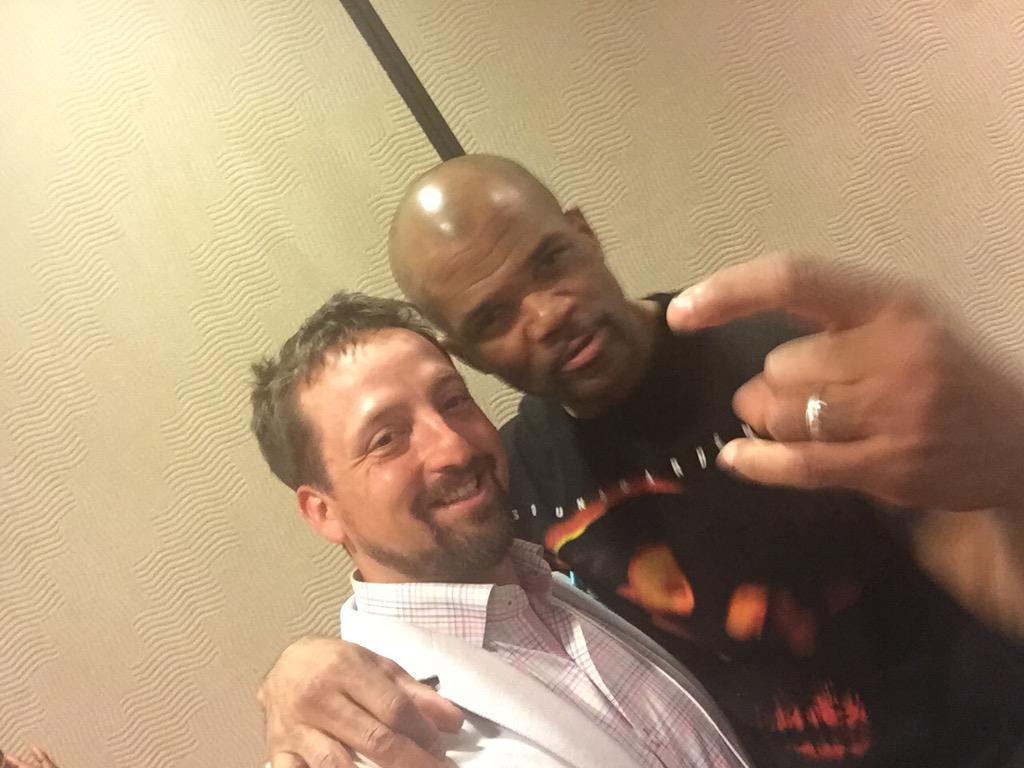 Me and DMC from the legendary rap and hip hop group. Childhood icon..