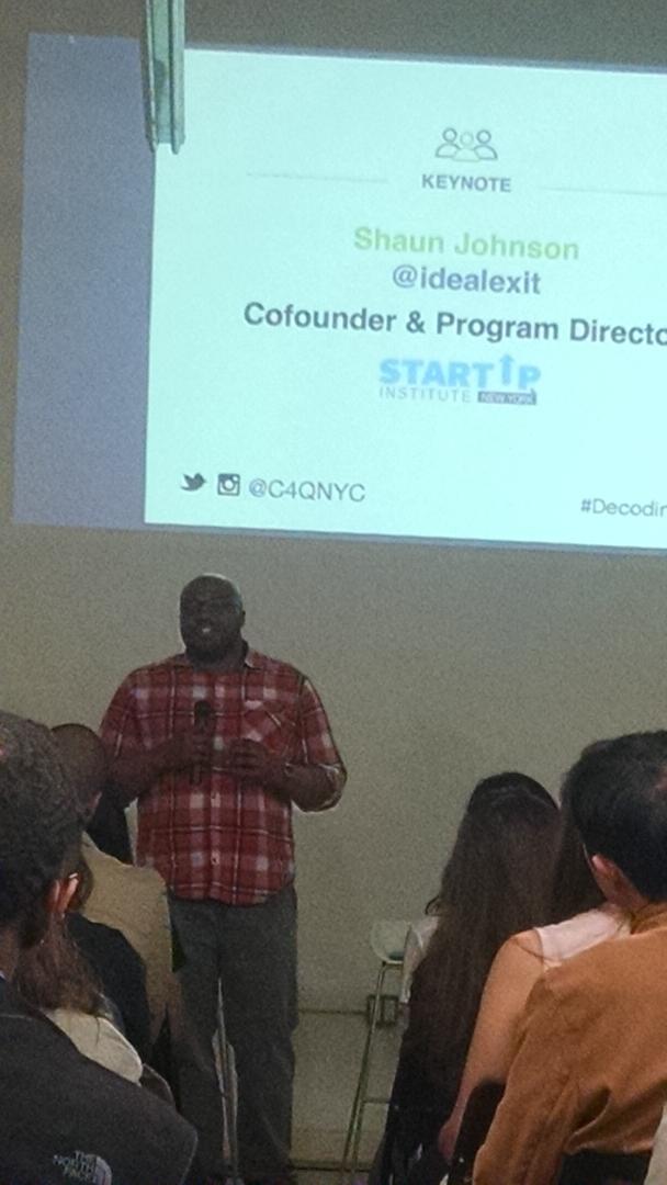 DanieHacks's tweet image. . @StartupInstNYC Reunion w/ @idealexit at @c4qnyc #decodingTech