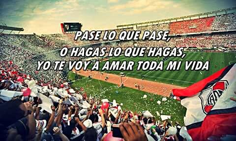 IrinaUnic's tweet photo. En las buenas y en las malas mucho más, te amo River de mi Vida❤ Vamos carajo! #11ContraTodosYSeranLeyenda #RiverXFox http://t.co/eloNSyIy10