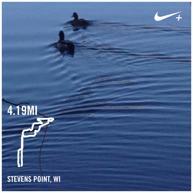 ErinRuff24's tweet photo. I just ran 4.19 mi @ a 9'09''/mi pace with Nike+. http://t.co/y3FUCaLXdn #nikeplus http://t.co/fAsVHzscNO