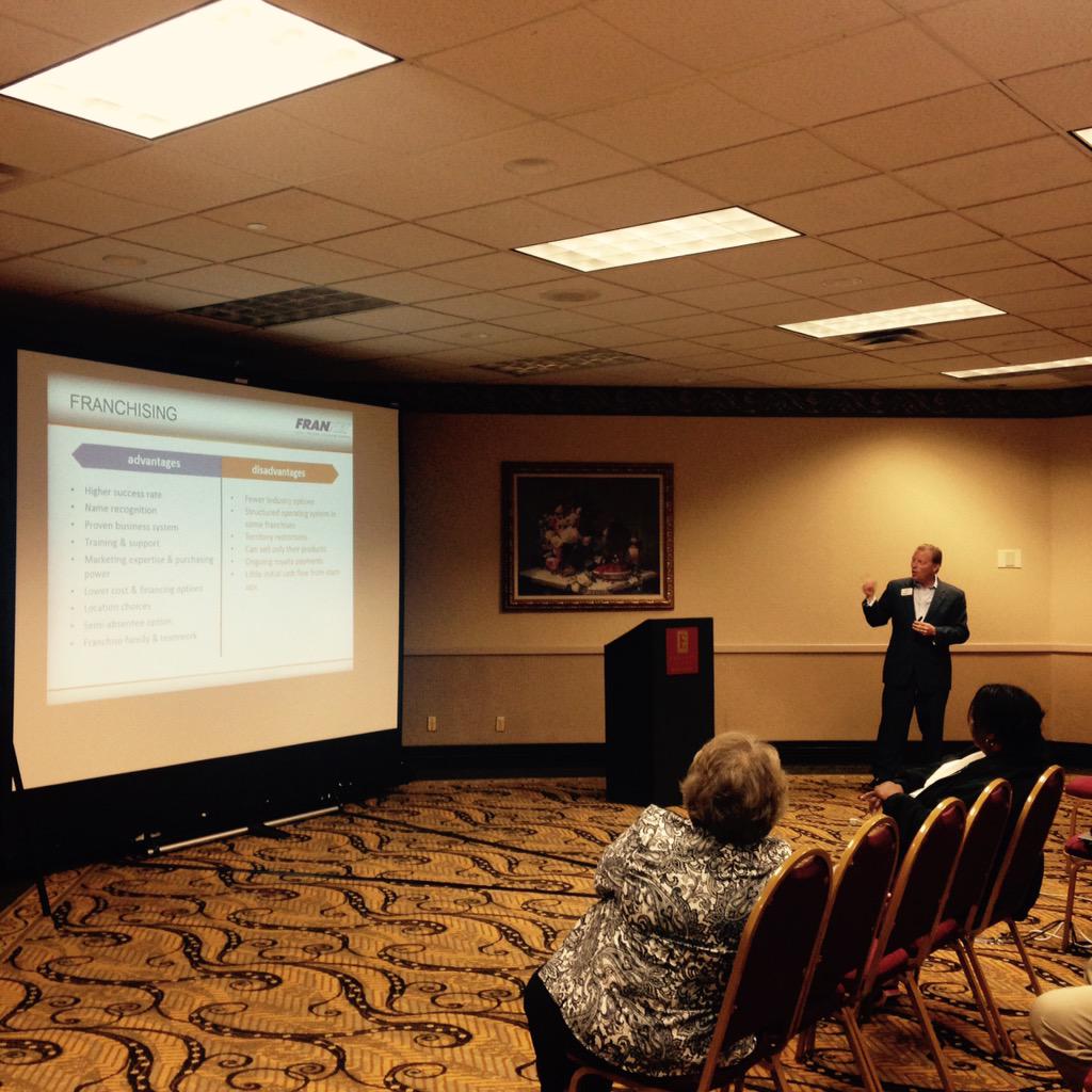 FranNetMidAm's tweet photo. Todd adding some local flavor! #MidAmerica #EntrepreneuRevolution http://t.co/MlxKQ0kOe2