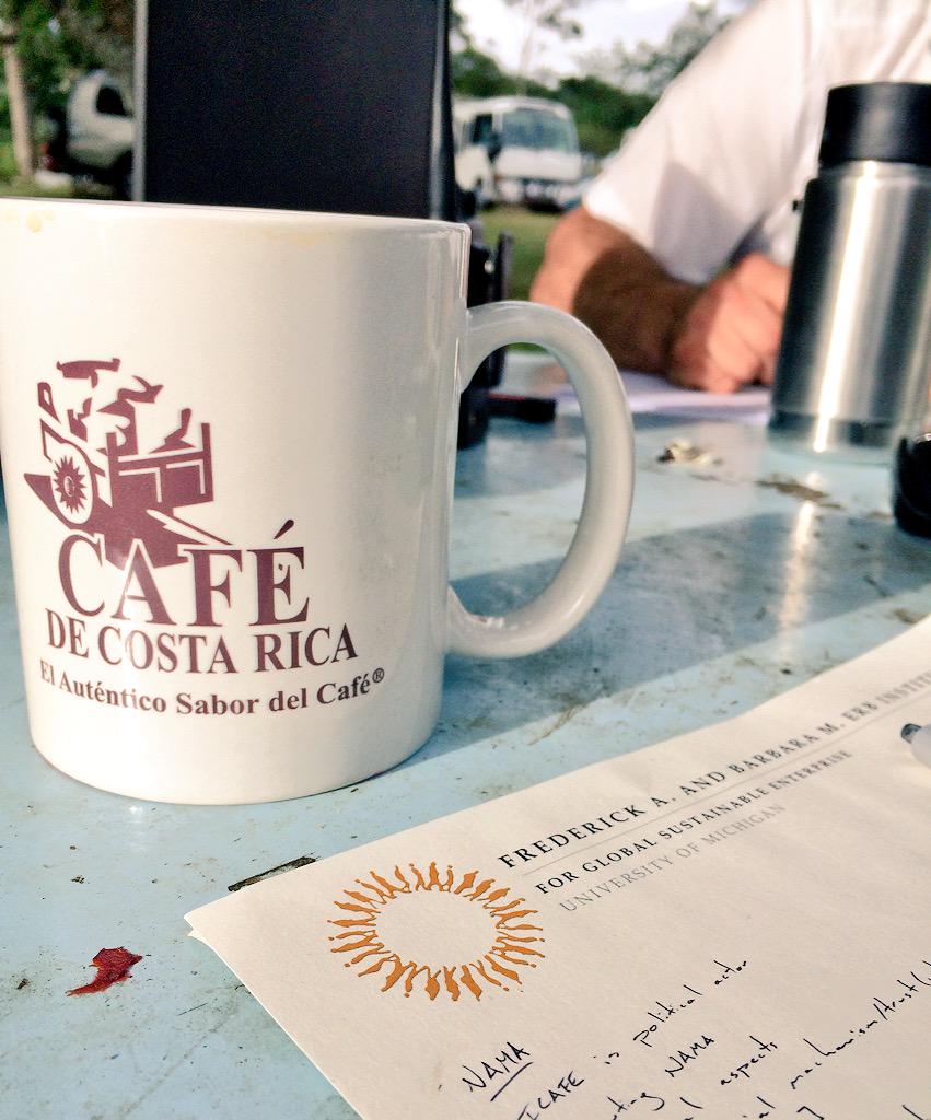 MattGacioch's tweet photo. Discussing execution of world's first agri. NAMA with @ICAFE_COSTARICA. @erbinstitute #erbcoolproject #mastersproject http://t.co/RBzdr6XzYN