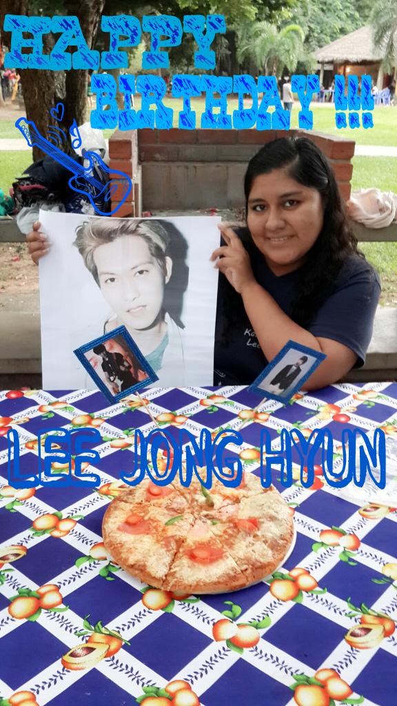  happy birthday lee jong hyun i love...      