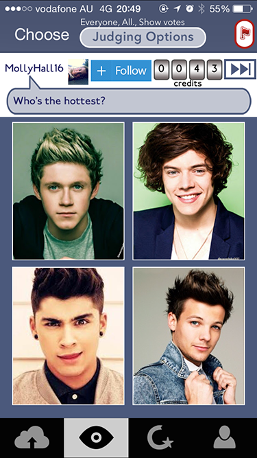 TheChoosrApp's tweet photo. Who's the hottest One Direction star? http://t.co/asTIJ2mLz7 #1DNews #ONEDIRECTION #oned http://t.co/drctX5RlCA