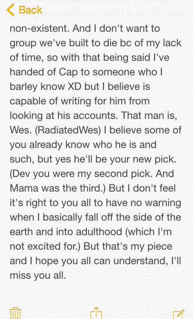 I'll miss ya'll (@writerofcap) on Twitter photo 