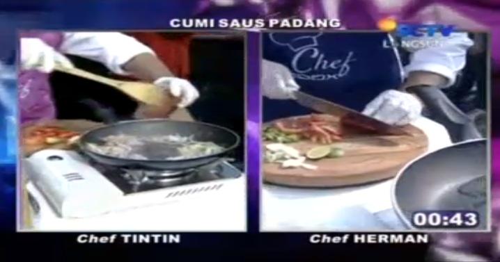 InboxSCTV_'s tweet photo. Cumi Saus Padang alah #ChefInbox udah mulai diolah nih. Lebih mantap yg mana ya kira-kira? #Nginbox http://t.co/CAcyl9oePr