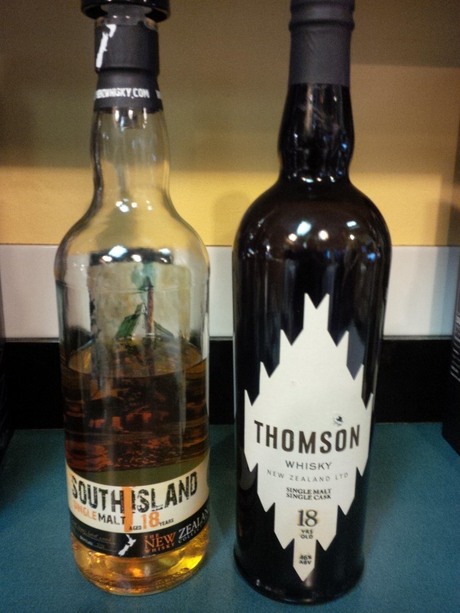 QuaichYYC's tweet photo. Whisky nr3 #Thomson 18yr at 46% vs, #nzwhisky 18 at 43%. Fruity-bananas, tropical fruits. Lovely! http://t.co/UOOWKPHFuY