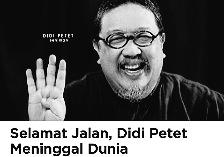 electronic_city's tweet photo. Turut berduka cita atas meninggalnya seniman tanah air Didi Petet. #RIPDidiPetet http://t.co/9MuJmiRj1r