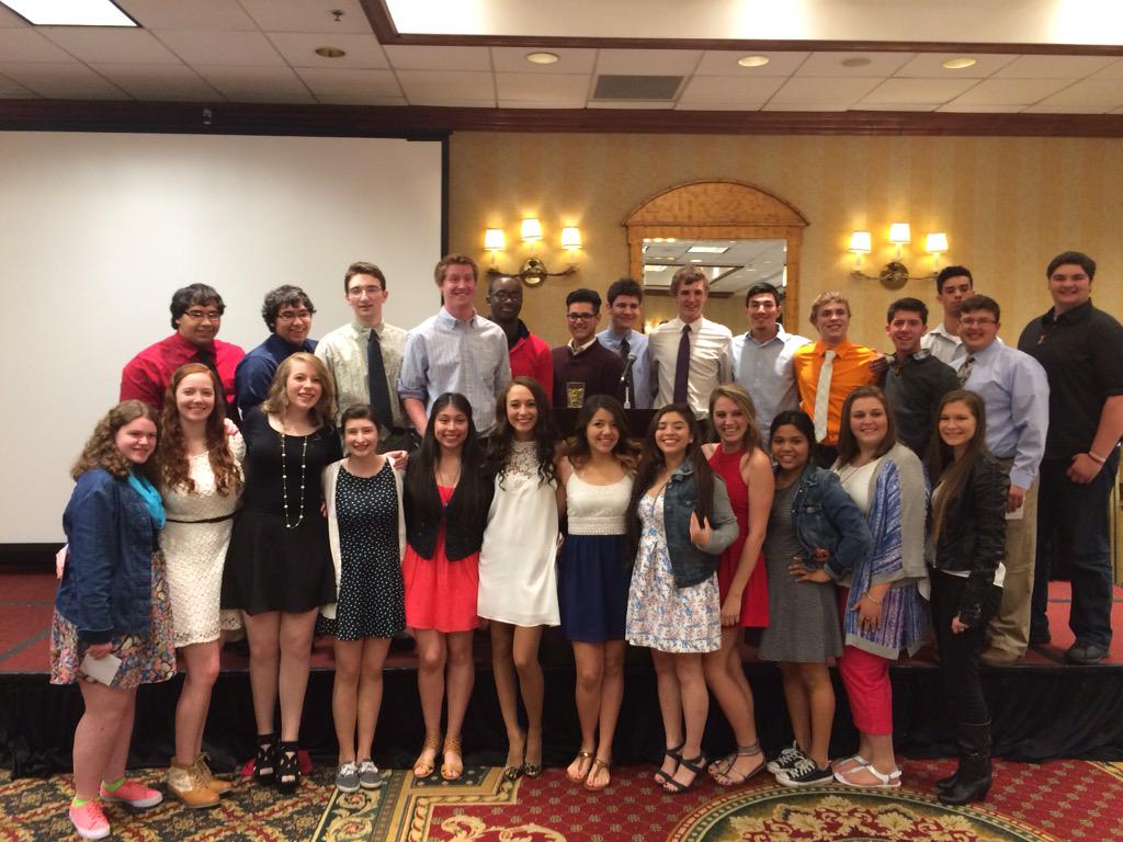 MissAxelrood's tweet photo. BRMM Band seniors will be greatly missed. Well wishes in your future endeavors!  #bandmac @BrotherRice @McAuleyMacs http://t.co/imK31xyKli