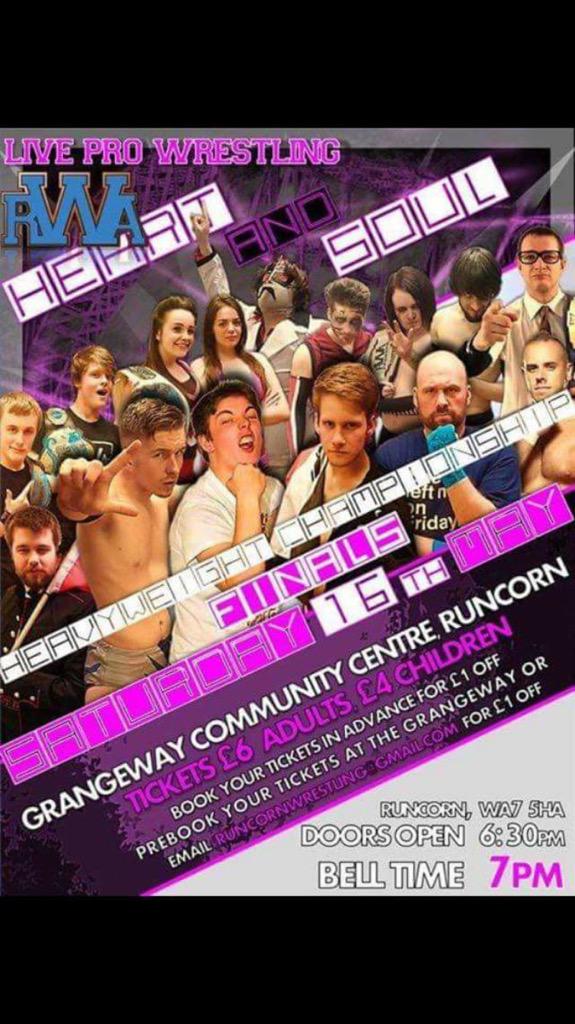 BaneMarcus's tweet photo. This Saturday. Come watch the #onemanmilitia take on a spooky kid who walks like a crab, plus many many more! http://t.co/anluBLEgPi
