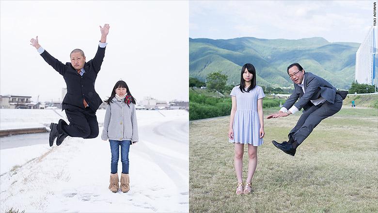 CNNBusiness's tweet photo. Jumping Japanese businessmen photos go viral http://t.co/kjzUWyEpH5 http://t.co/hYzZ4X2PQI