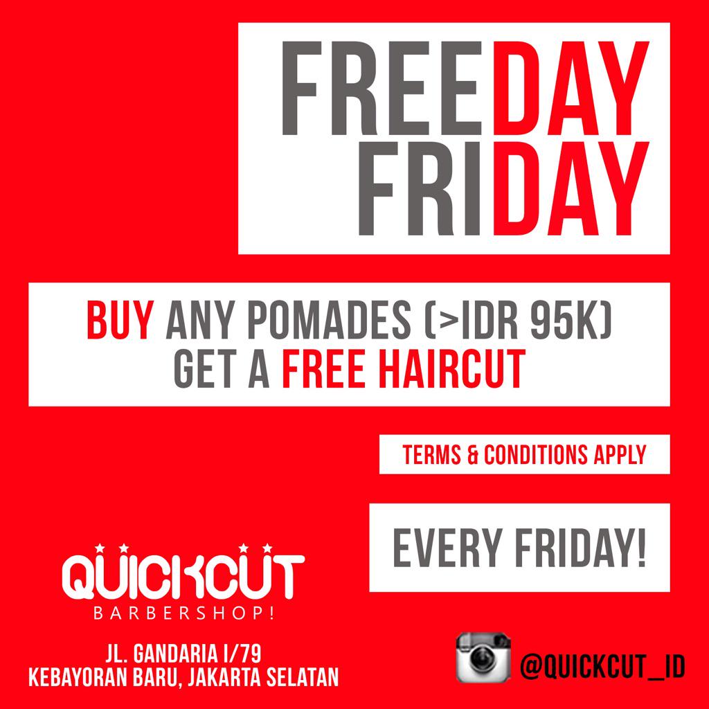 QuickCut_JKT's tweet photo. Setiap hari Jumat http://t.co/Wrsojc8agt