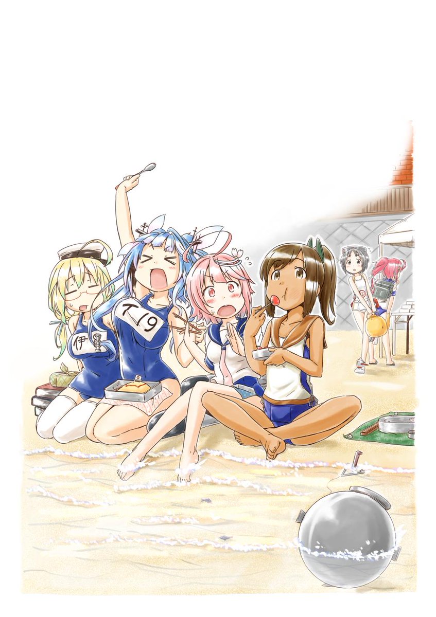 潜水ガールズのとある風景 15日は"いちごの日"らしい
#艦これ #いちごの日 