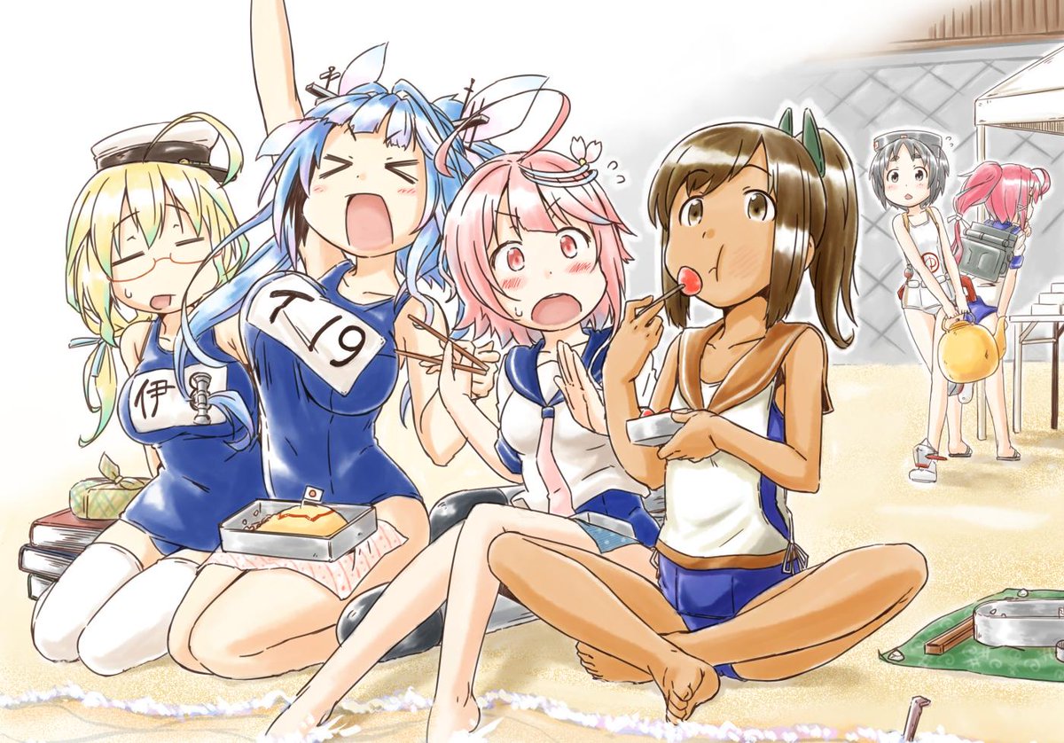 潜水ガールズのとある風景 15日は"いちごの日"らしい
#艦これ #いちごの日 
