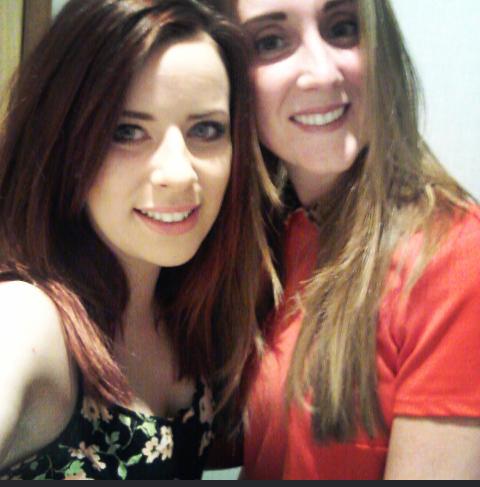 blue_leta2beta's tweet photo. Red is the new black so it is @abbie_anne4 me #girlboss :-) http://t.co/Oh4XL5D1Qa