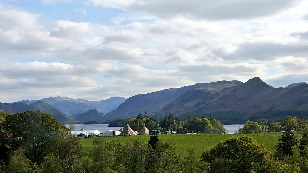 walkthespider's tweet photo. Hello Keswick! Right, where's the party? #KMF @KeswickFestival http://t.co/W6uTQRJQic