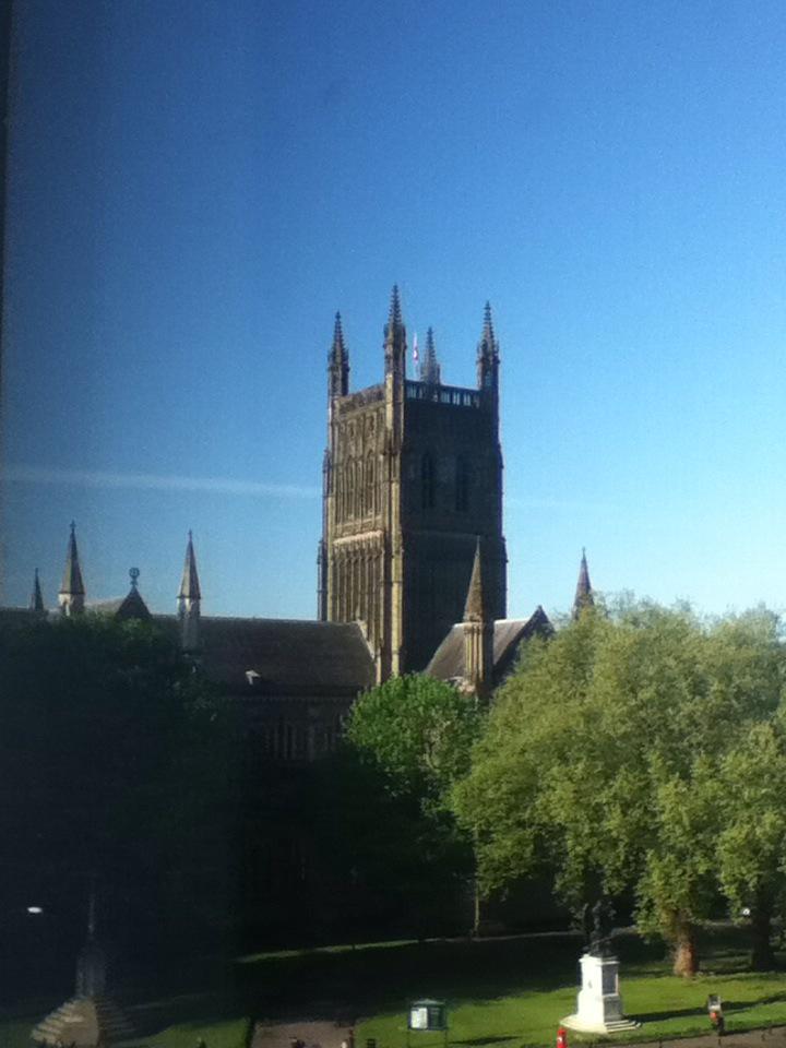 It's a beautiful morning in Worcester- who's ready for a conference? #ICONCGG #Worcester2015 #potcon