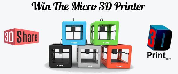3DPrintBoard's tweet photo. M3D Teams w/ 3DShare for 3D Printing Design Competition – Giving Away The Micro 3D Printer - http://t.co/RQJlLZjwOG http://t.co/zmJX5u7OKw