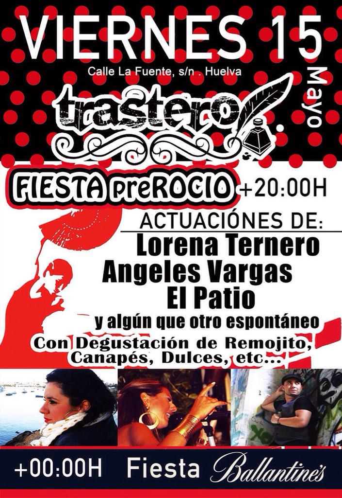TrasteroBar's tweet photo. Fiesta PreROCIO en TrAsTeRo a partir de las 20h mucho "relio" con mojitos #remojito @Patrymr81 @NayoHuelva http://t.co/SoW7ccbYD2