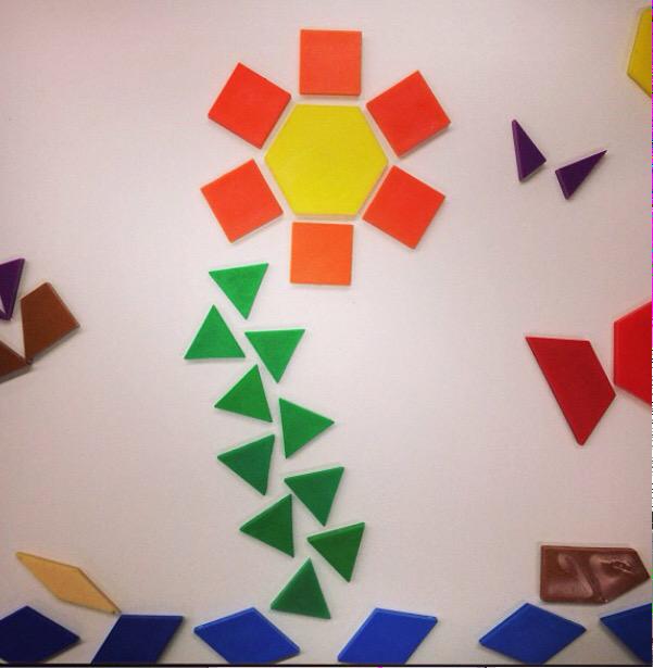 tanayarobson's tweet photo. I'd love to buy some of these 🌸 pattern blocks are great for symmetry and tessellation! Lots of fun too #ACUedu_452 http://t.co/dF7qkKMHjv