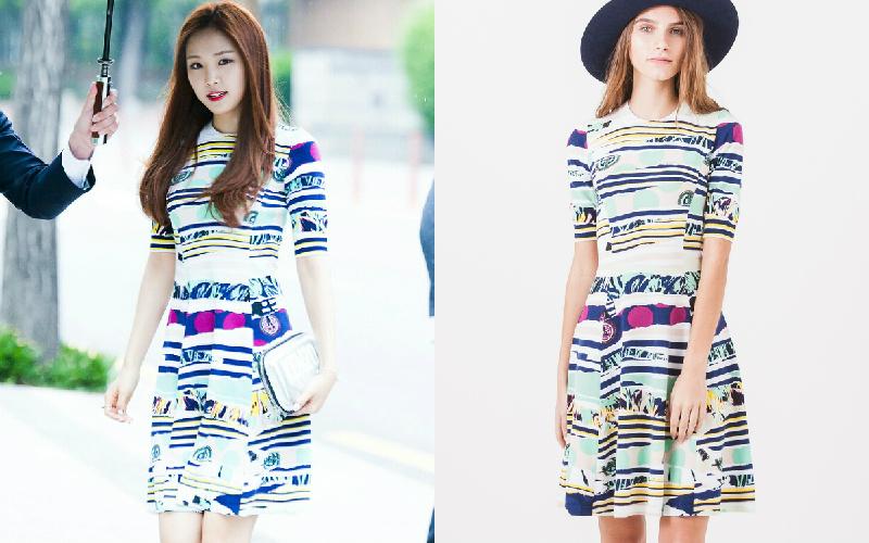 soompi's tweet photo. Hit or Miss: A Pink’s Son Na Eun in Kenzo at Jo Malone Boutique Opening http://t.co/G6h09WajSG http://t.co/4HMDEGN4Az