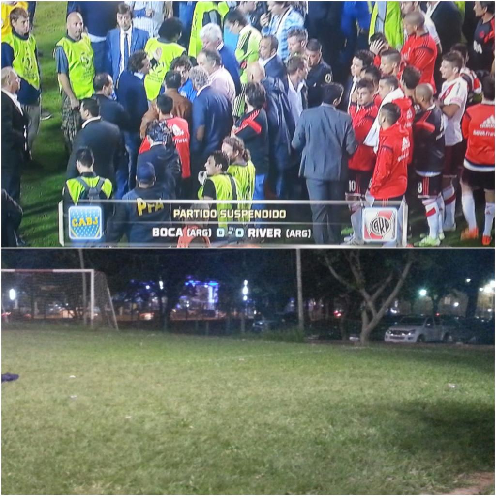 fantasmadeinge's tweet photo. Los jugadores de riBer siguen esperando para salir y en la FIUNA se les sigue esperando a los de Billa http://t.co/jnArcwMBhl
