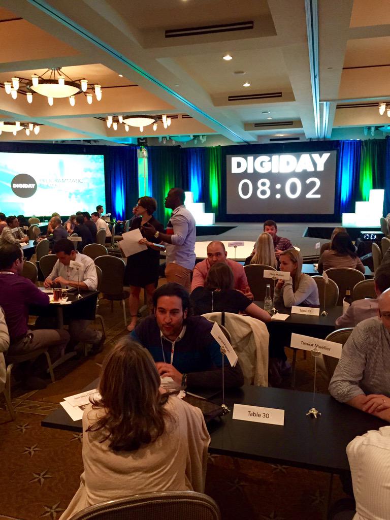 locality_stream's tweet photo. @Digiday 10 minute meetings #DPRS http://t.co/0GKsTCHBSE