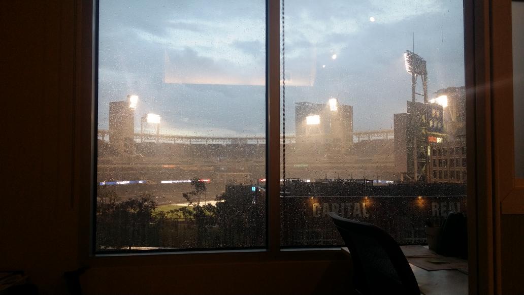 AlexEAguilar's tweet image. Looking good so far! RT @JCassity: Baseball not likely for the @Padres tonight #sdvswash