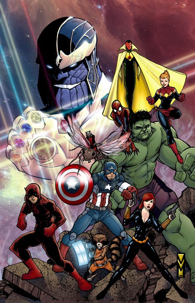 artofvictormed's tweet photo. art by me @Marvel #spiderman #CaptainAmerica #Daredevil #AntMan #Hulk #BlackWidow #vision #CaptainMarvel #thanos http://t.co/fGS378aLfN