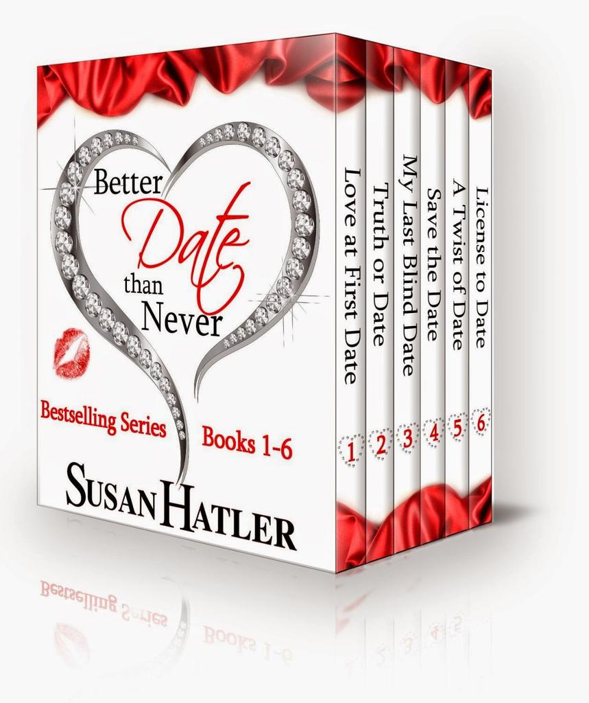 #JeudiAutoEdition conseil anglophone: les tomes de #BetterDateThanNever de @SusanHatler Courtes romances légères