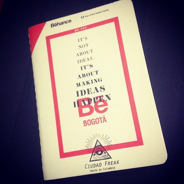BehanceBogota's tweet photo. {vía @lgvs69 Regalos del #porfolioreview del #behancebogota del martes http://t.co/nBccBCqM3J