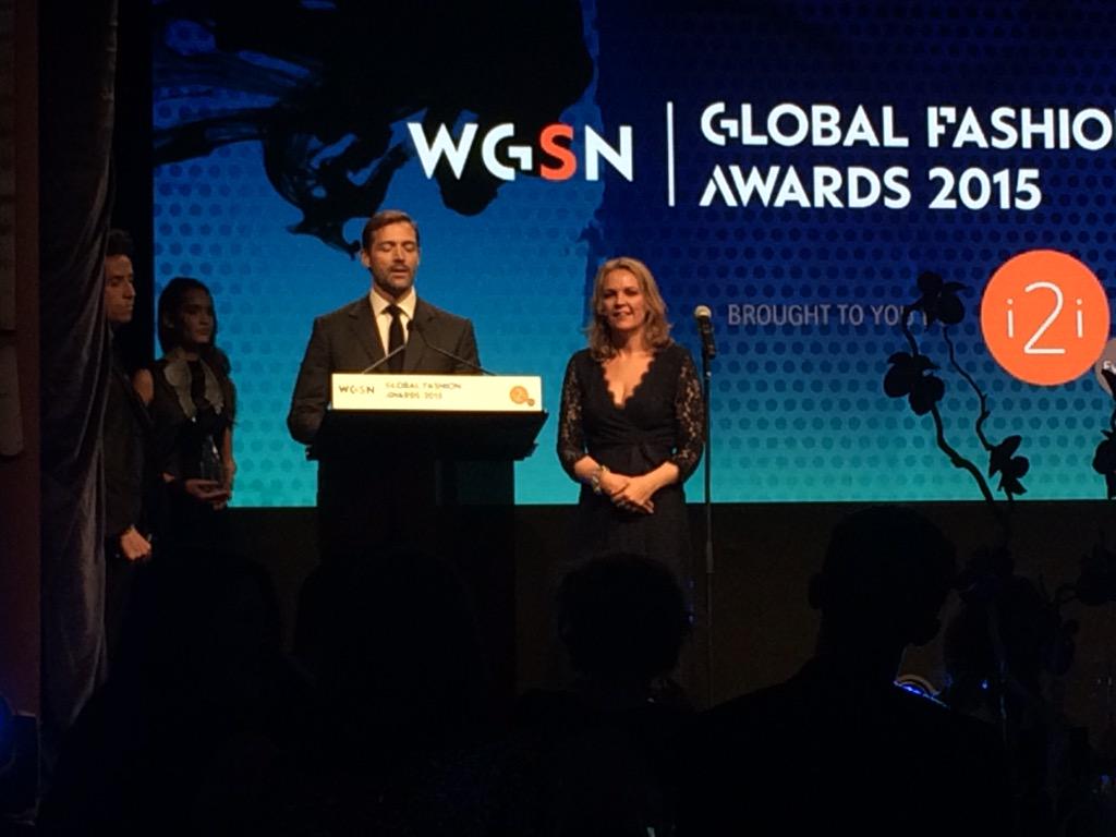 FashionInThisPl's tweet photo. Global Fashion Awards #WGSN #LaurettaRoberts #London http://t.co/mI86i8PFq3