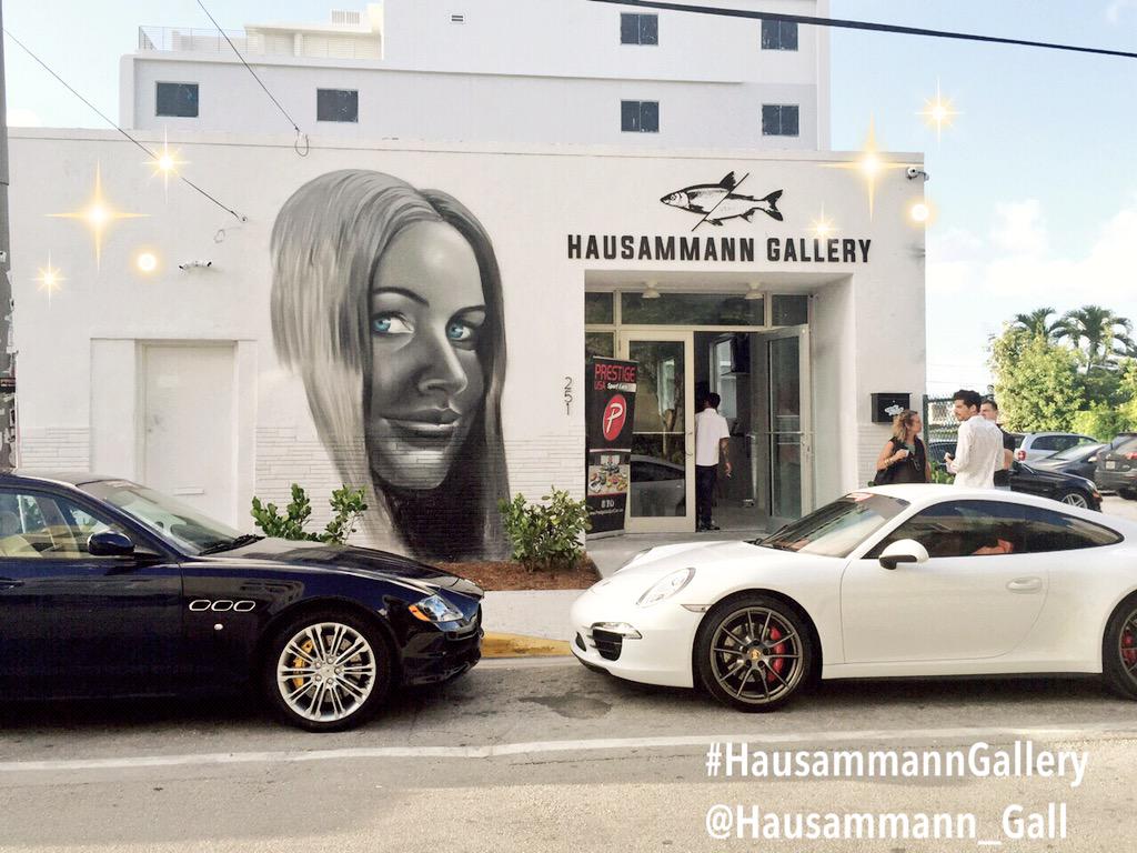 fabiolamalka's tweet photo. @HAUSAMMANN_GALL celebrating opening of #Tripleshot and @marcjdimaggio #BookRelease #TUCOT40s #wynwood #artgallery http://t.co/9Wr6t0cBao