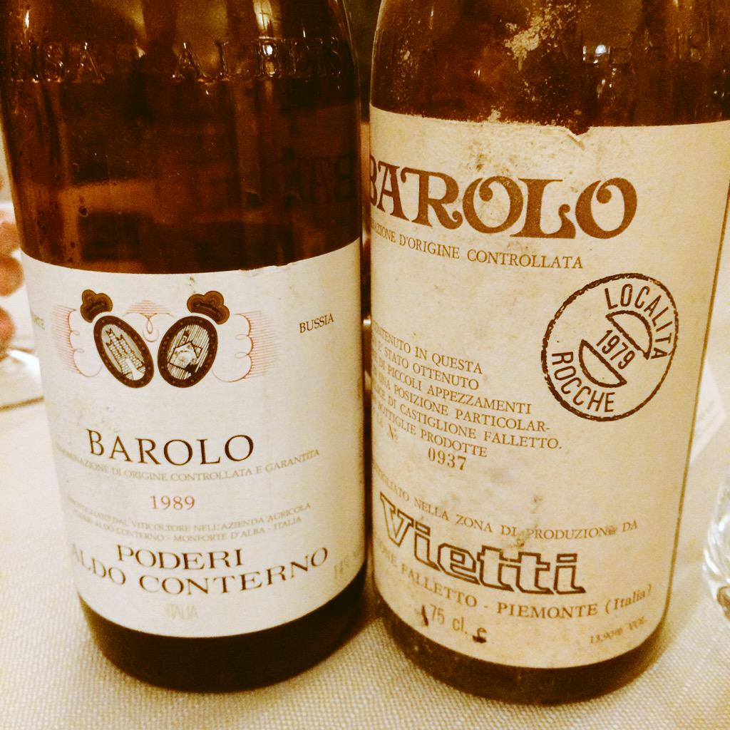 L_CurradoVietti's tweet photo. Restaurant Felicin in Monforte amazing treasure in the cellar destinations x food&wine #barolo #langastyle http://t.co/nUVF1k51EF