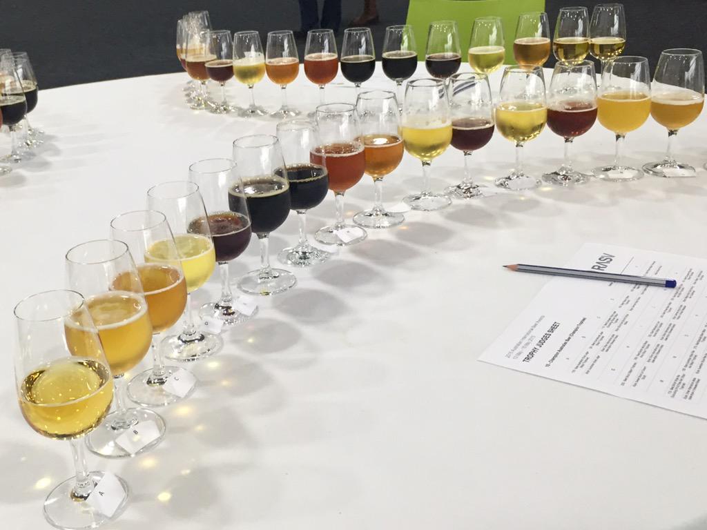 AIBABeer's tweet photo. And here are the #AIBA2015 trophies! Somewhere in here is Champion Aust and international beer http://t.co/BLi00T6o1A