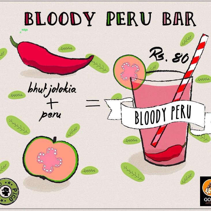 GoodJuicery's tweet image. A Bloody Peru (our take on the Bloody Mary) Bar @ #BombayLocal. Spicy, guava-ry, delish. @PicoIndia @SmallFryCo