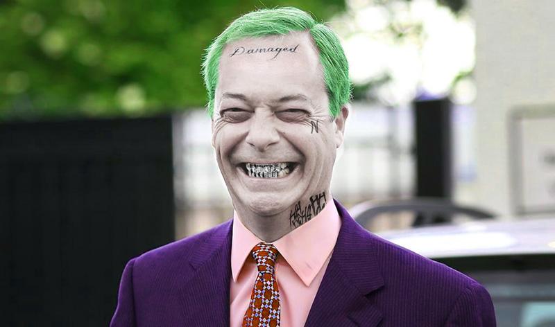 potatojunkie's tweet photo. Still not sure about the Farage reboot. http://t.co/q4sPjvJH32